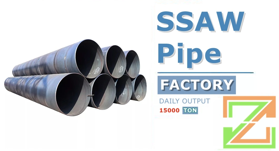 Natural Oil and Gas SSAW ERW Line Pipe API 5L Oil Pipeline X42 X52 Drill Rod Welded Steel Tubes in Drilling Equipment