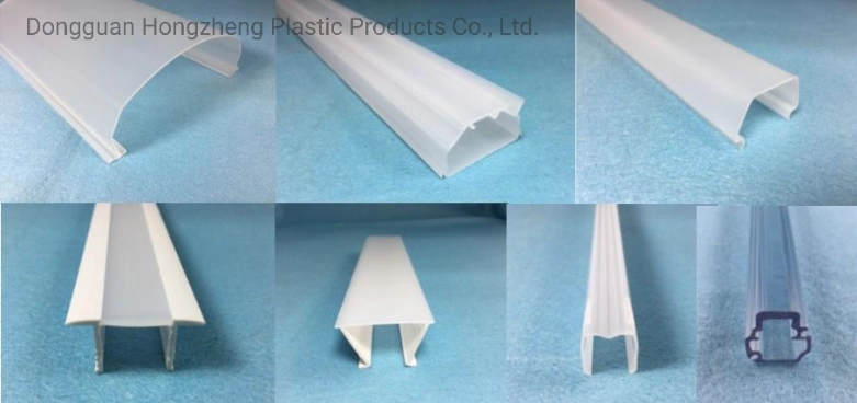 Opal Plastic PC Extrusion LED Tube Light Casing Profile /Cover